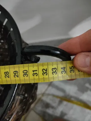 JARRÓN DE FORJA Y MIMBRE