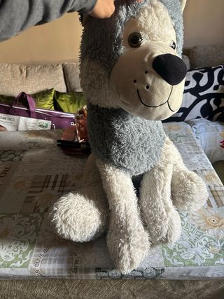 Peluche Perro Azul Gigante