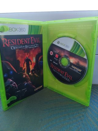 Juego Xbox 360 resident evil racoon city