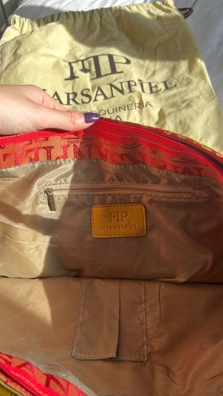 Bolso vintage Marsanpiel Y2K naranja y amarillo