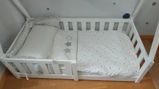 Cama Montessori 140x70cm Madera Pino