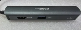 Hub USB-C Ethernet Dockteck Multipuerto 5 En 1