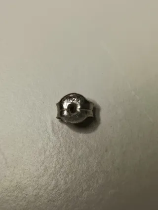 Pendientes de plata ley hoja