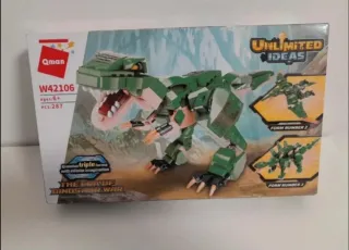 Bloques de construcción dinosaurio Qman W42106