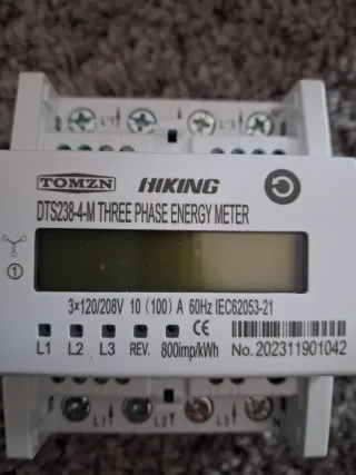 Medidor Energía Trifásico TOMZN HIKING DTS238-4-M