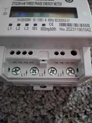 Medidor Energía Trifásico TOMZN HIKING DTS238-4-M