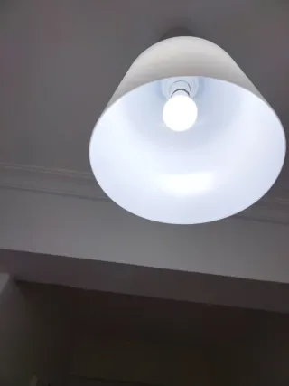 Set 3 Lámparas Techo Plástico