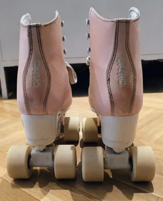 Patines Oxelo Quad 100 Rosa Talla 36