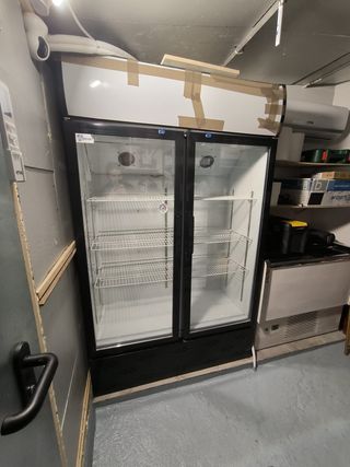 Nevera expositora doble