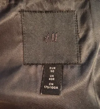 Abrigo cuadros H&M