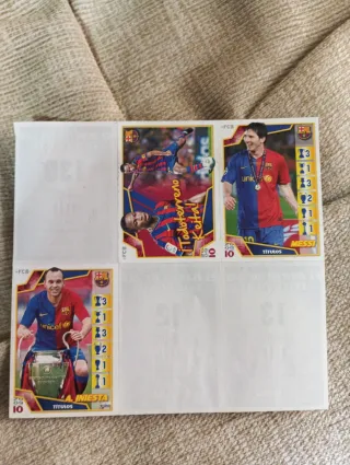 El BARÇA de las 6 copas Incompleto mas  cromos.