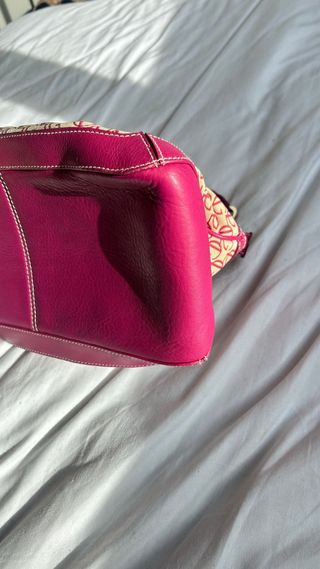 Bolso Vintage Guy Laroche Beige/Rosa Y2K