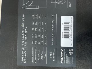 Manillar Cadex Race Integrado 42/39 L100