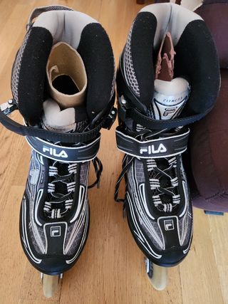 Patines en línea Fila Fitness aluminio + bolsa +