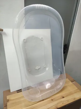 Bañera infantil transparente