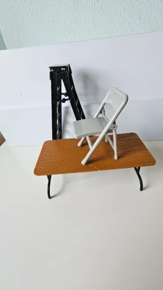 Escalera, Silla y Mesa WWE Antigua