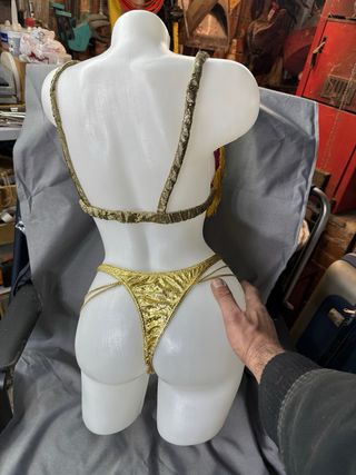 Maniquí femenino torso blanco