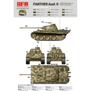 Maqueta Panther Ausf. G Early/Late, RFM 1/35