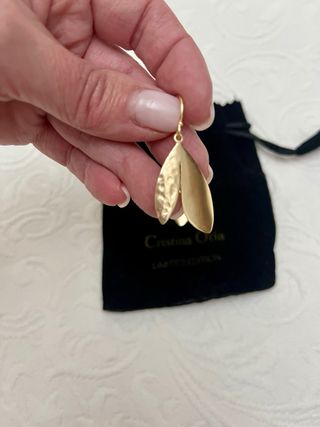 Pendientes Hojas Doradas Cristina Oria