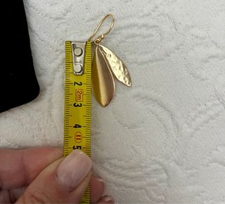 Pendientes Hojas Doradas Cristina Oria