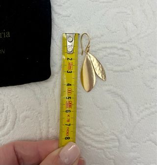 Pendientes Hojas Doradas Cristina Oria