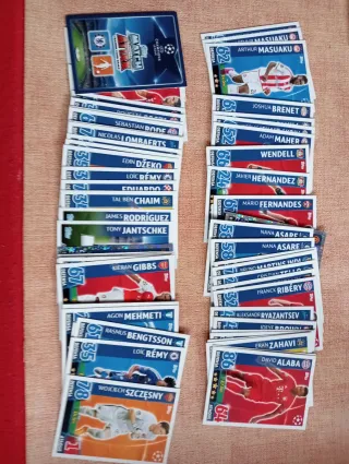 55 cromos Topps UEFA Champions League