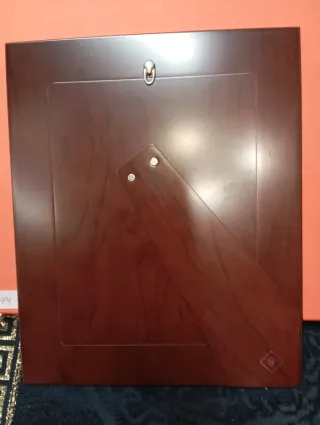 Cornice portafoto in metallo argentato