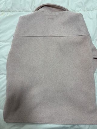 Chaqueta Zara Oversize Rosa Suave Talla Única