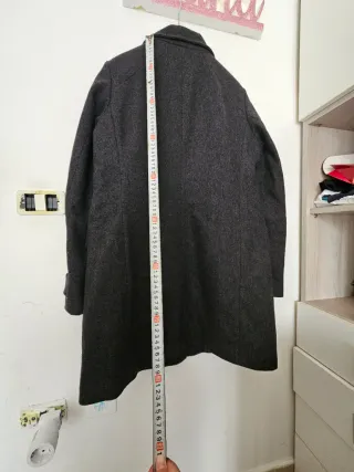Cappotto uomo in lana grigio