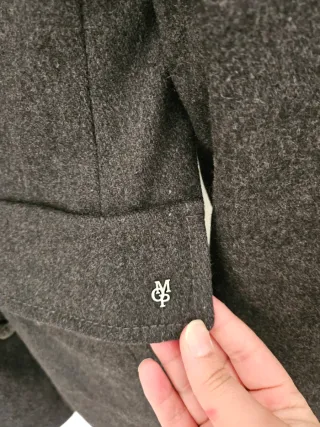 Cappotto uomo in lana grigio