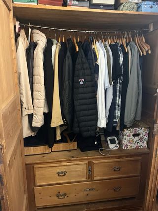 Armario Antiguo Madera Roble