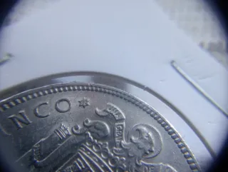 5 Pesetas 1949. Variante SO del duro Cabezón.