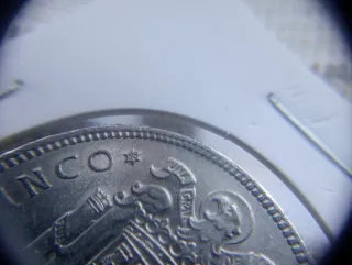 5 Pesetas 1949. Variante SO del duro Cabezón.