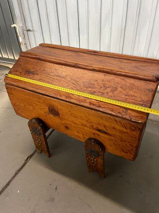 Baúl de madera antigua