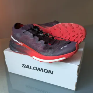 Salomon S/LAB Ultra 3 V2 Morado/Rojo