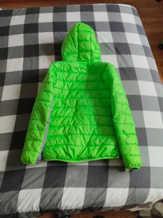 Chaqueta niño verde talla 13-14