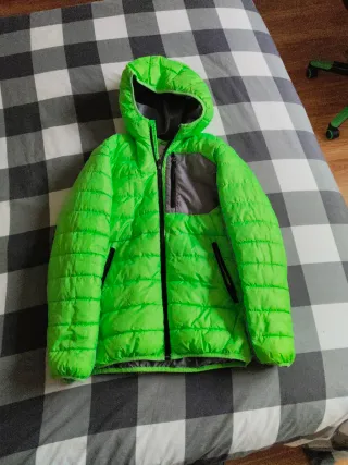 Chaqueta niño verde talla 13-14