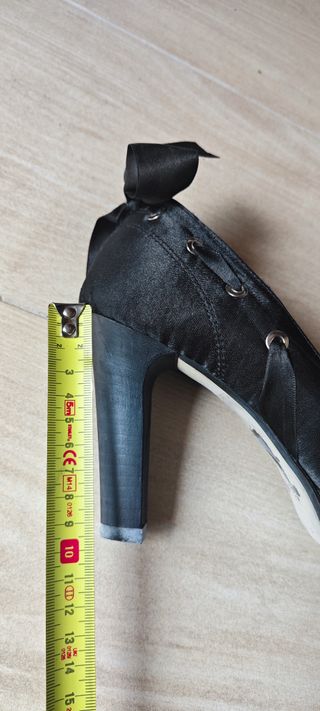 Scarpe tacco Made in Italy n. 38 fiocco