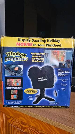 Proyector Halloween y Navidad 12 Películas