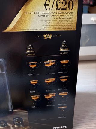 Cafetera L'OR BARISTA SUBLIME Negra