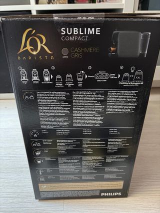 Cafetera L'OR BARISTA SUBLIME Negra