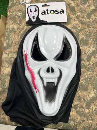 Maschera di Carnevale Ghostface con Centopiedi