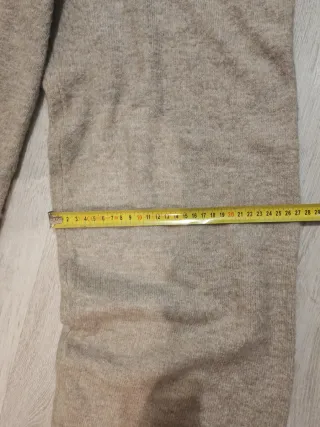 Pantaloni morbidi beige