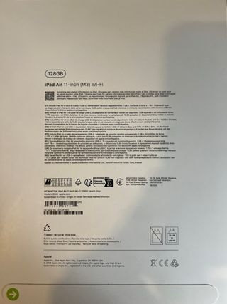 iPad Air M3 128GB Gris Espacial