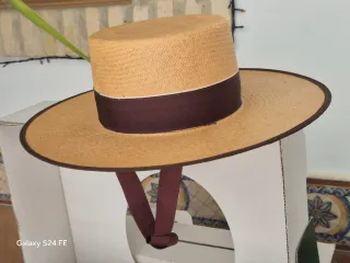Sombrero Panama Rociero Roberto Garrudo Camel
