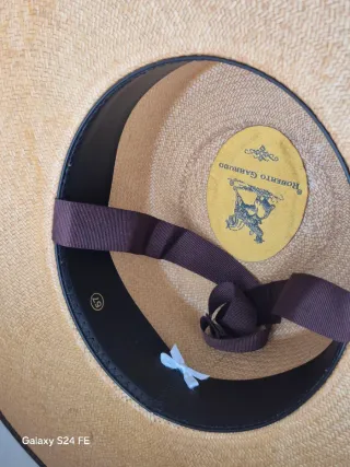 Sombrero Panama Rociero Roberto Garrudo Camel