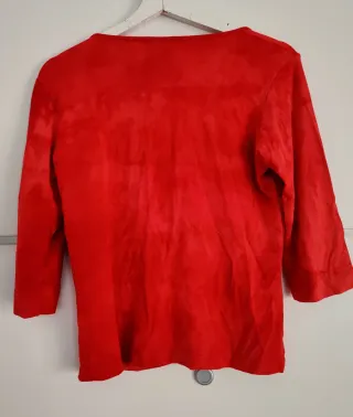 T-shirt Gymnasium Viscosa Rossa Tg M