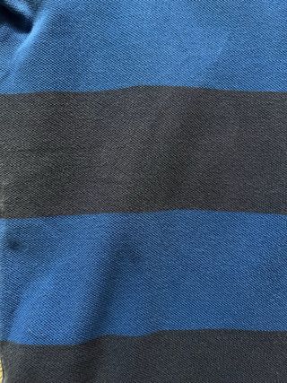 Ralph Lauren Polo blue and black striped with red