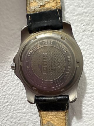 Reloj Lotus Plata y Negro