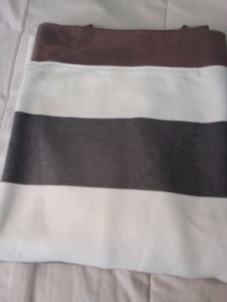 Sudadera Pull&Bear rayas gris y blanco Talla M